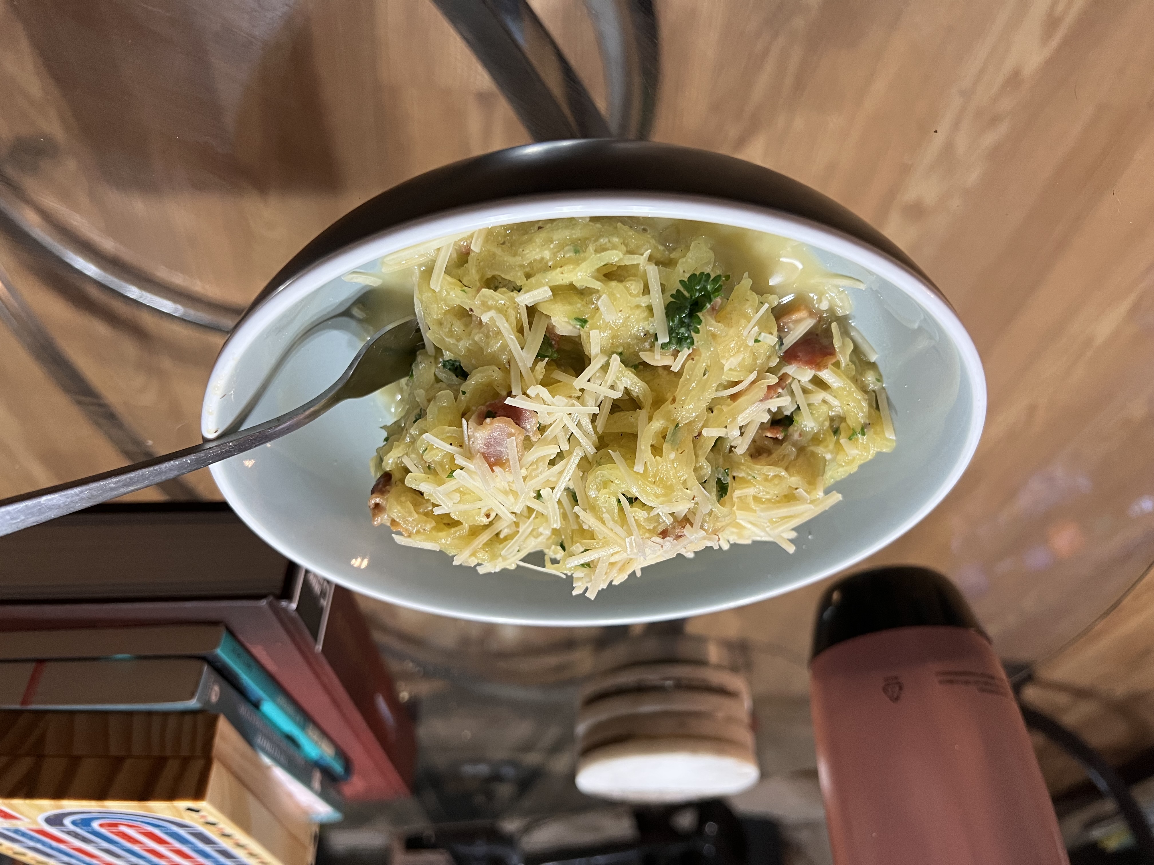 Spaghetti Squash Carbonara