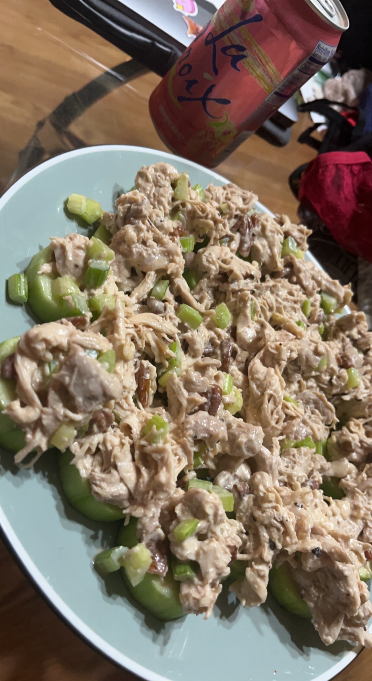 Chicken Salad Cucumber Bites